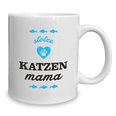 Kaffeebecher - Tasse - Stolze Katzen Mama