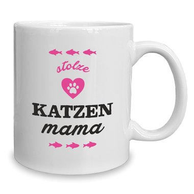 Kaffeebecher - Tasse - Stolze Katzen Mama