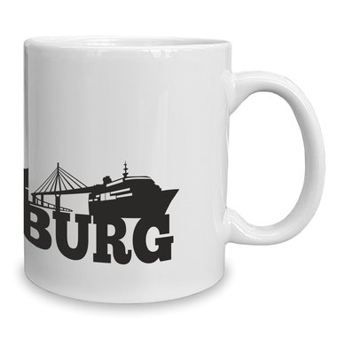 Kaffeebecher - Tasse - Hamburg Skyline