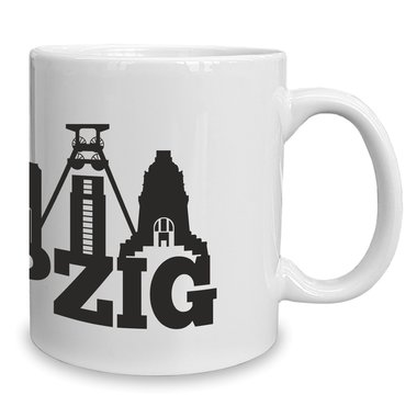Kaffeebecher - Tasse - Leipzig Skyline