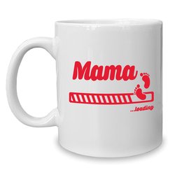 Kaffeebecher - Tasse - Mama loading