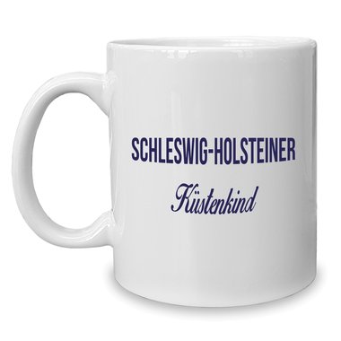 Kaffeebecher - Tasse - Schleswig Holsteiner Kstenkind weiss-rot