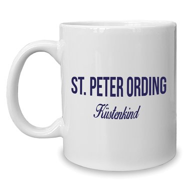Kaffeebecher - Tasse - St. Peter Ording Küstenkind