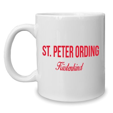 Kaffeebecher - Tasse - St. Peter Ording Kstenkind