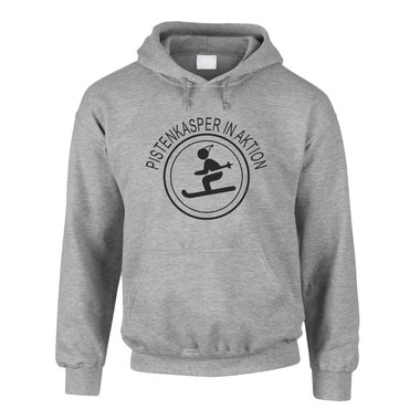 Hoodie Pistenkasper in Aktion
