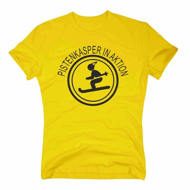 T-Shirt Pistenkasper in Aktion