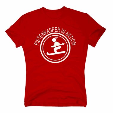 T-Shirt Pistenkasper in Aktion