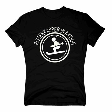 T-Shirt Pistenkasper in Aktion