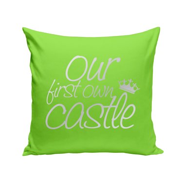 Dekokissen Our first own castle