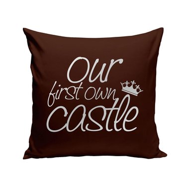 Dekokissen Our first own castle