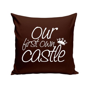 Dekokissen Our first own castle