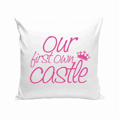 Dekokissen Our first own castle