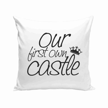Dekokissen Our first own castle