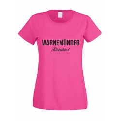 Damen T-Shirt Warnem�nder K�stenkind