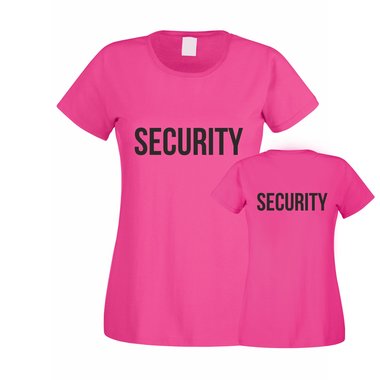 Damen T-Shirt - SECURITY - Sicherheitsdienst
