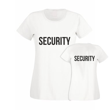 Damen T-Shirt - SECURITY - Sicherheitsdienst