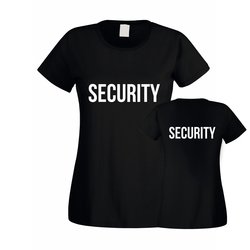 Damen T-Shirt - SECURITY - Sicherheitsdienst