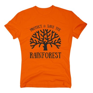 Herren T-Shirt - Protect & Save the Rainforest