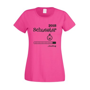 Damen T-Shirt - Schwester 2018 ...Loading