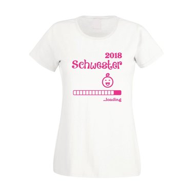 Damen T-Shirt - Schwester 2018 ...Loading