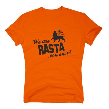 Herren T-Shirt - We Are Rasta you know?
