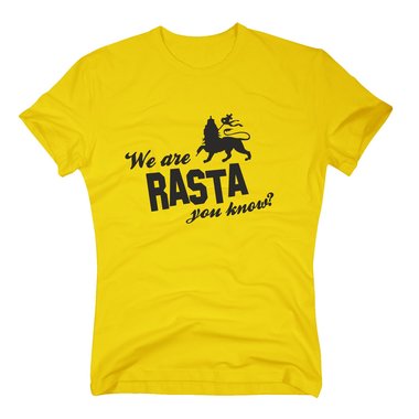 Herren T-Shirt - We Are Rasta you know?