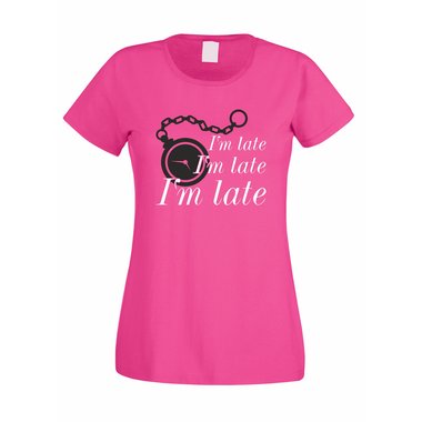 Damen T-Shirt - I´m late, I´m late, I´m late