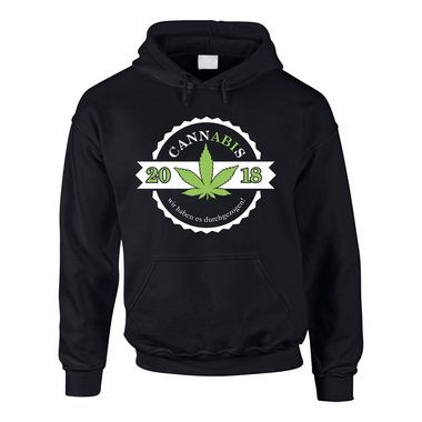 Herren Hoodie - Cannabis - Abitur 2018