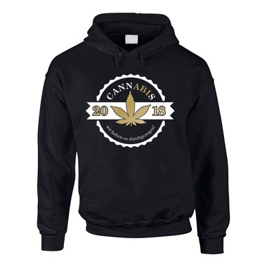 Herren Hoodie - Cannabis - Abitur 2018