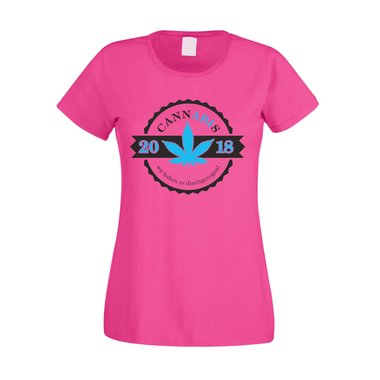 Damen T-Shirt - Cannabis - Abitur 2018