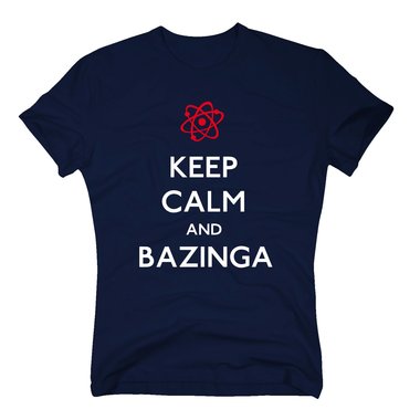 Herren T-Shirt - Keep Calm And Bazinga