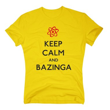 Herren T-Shirt - Keep Calm And Bazinga