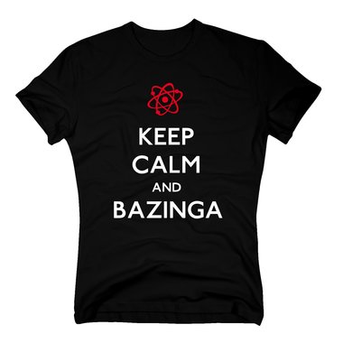 Herren T-Shirt - Keep Calm And Bazinga