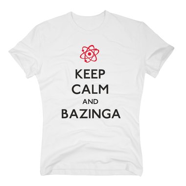 Herren T-Shirt - Keep Calm And Bazinga
