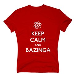 Herren T-Shirt - Keep Calm And Bazinga