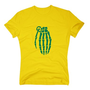 Herren T-Shirt Breaking Bad Skelett Granate - Skeleton Grenade