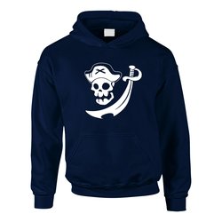 Kinder Hoodie - Pirate Skull