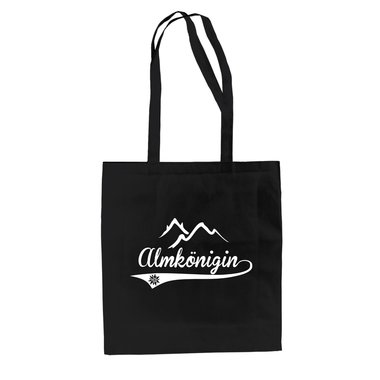 Baumwolltasche Jutebeutel Almknigin ski