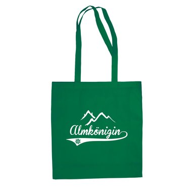 Baumwolltasche Jutebeutel Almknigin ski