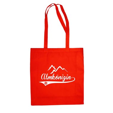 Baumwolltasche Jutebeutel Almknigin ski