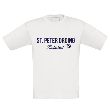 Kinder T-Shirt - St. Peter Ording Küstenkind