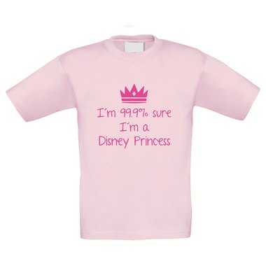 Kinder T-Shirt - 99% Disney Princess