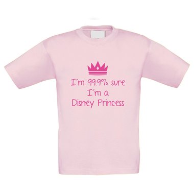Kinder T-Shirt - 99% Fantasy Princess