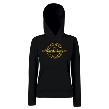 Damen Hoodie - Schaffe schaffe Husle baue 2018
