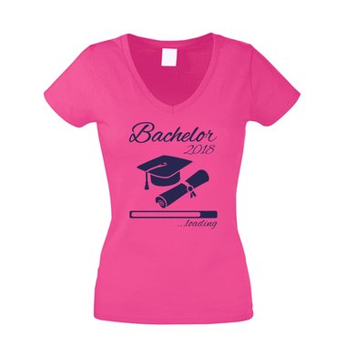 Damen T-Shirt V-Neck - Bachelor 2018 loading