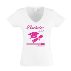 Damen T-Shirt V-Neck - Bachelor 2018 loading