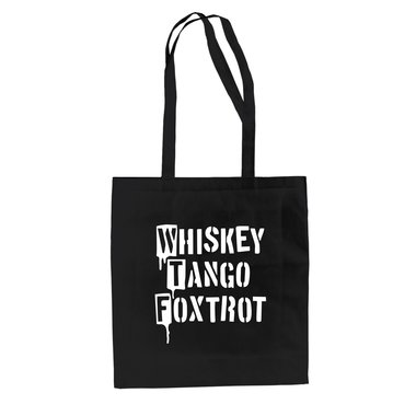 Baumwolltasche Jutebeutel - Whiskey Tango Foxtrot