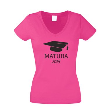 Damen T-Shirt V-Neck - Matura 2018