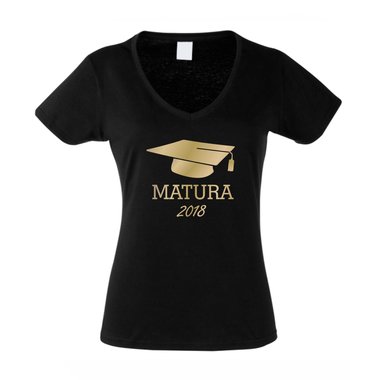 Damen T-Shirt V-Neck - Matura 2018