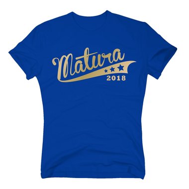 Herren T-Shirt - Matura 2018 mit Sternen